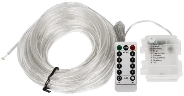 Lyskæde med farvet lys